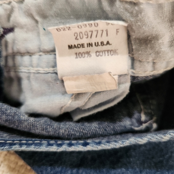 Vintage Oshkosh B'Gosh Jean Bib Overalls size 18 Months - Picture 6 of 8